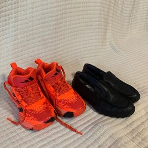 BOYS SHOES adidas boys sneakers SZ 3.5 Geox Sz 3.5